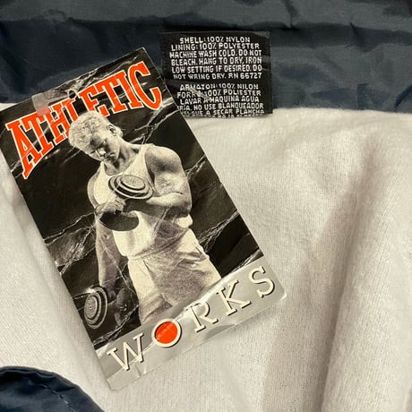 90s ATHLETIC WORKS Nylon Coach Jacket