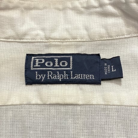 00s~ Polo Ralph Lauren Linen/Cotton Safari Shirt