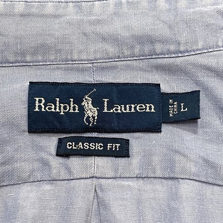 00s- Polo Ralph Lauren Linen/Silk B.D Shirt