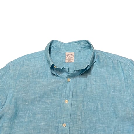 00s- Brooks Brothers Linen B.D Shirt