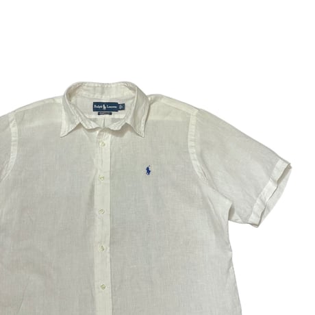 00s- Polo Ralph Lauren Linen B.D Shirt