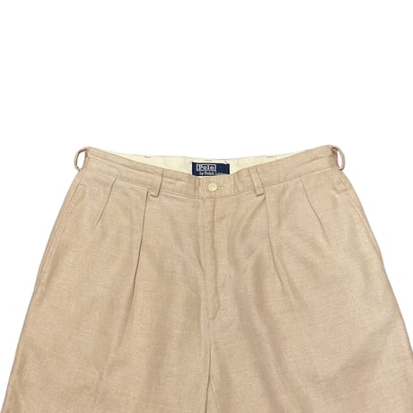 90s- Polo Ralph Lauren Cotton Linen Shorts W34