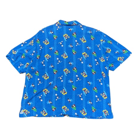 DISNEY Rayon Aloha Shirt