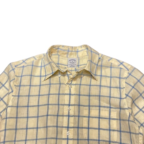 00s Brooks Brothers Linen B.D Shirt