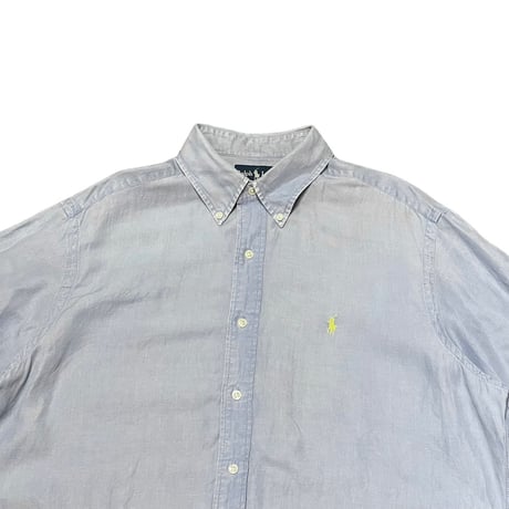 00s- Polo Ralph Lauren Linen/Silk B.D Shirt