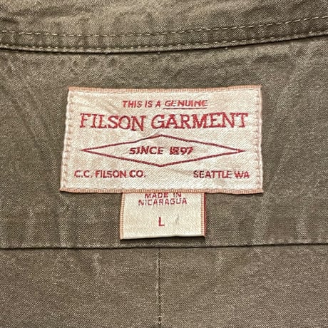 Filson Washed Feather Cloth Shirt