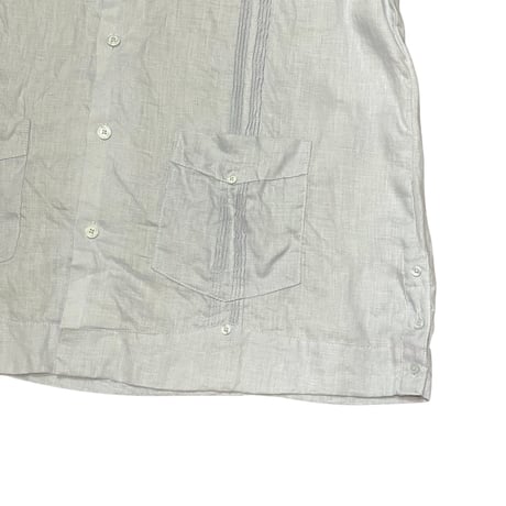 00s- CUBAVERA Linen Guayabera shirt