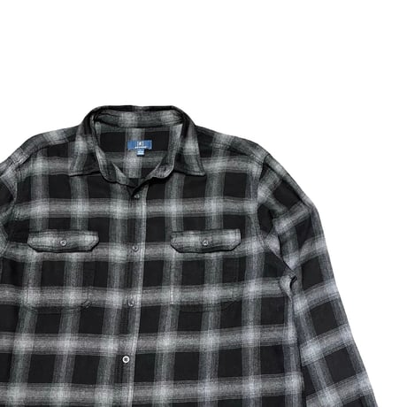 00s- GEORGE Cotton/Rayon Flannel Shirt