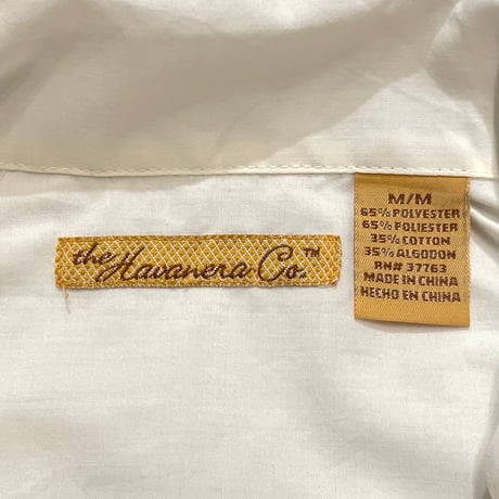 00s- The Havanera Co. Poly/Cotton Guayabera shirt