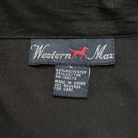90s~ Western Max Guayabera Shirt