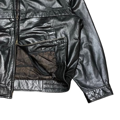 90s- DANIER Leather Jacket with Detachable Liner