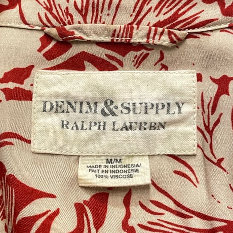 DENIM&SUPPLY RALPH LAUREN Rayon Aloha Shirt