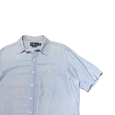 00s- Polo Ralph Lauren Linen/Silk B.D Shirt