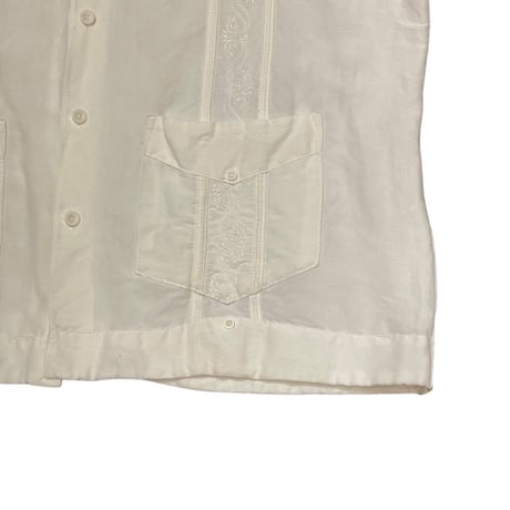 00s- CUBAVERA Linen Rayon Guayabera shirt