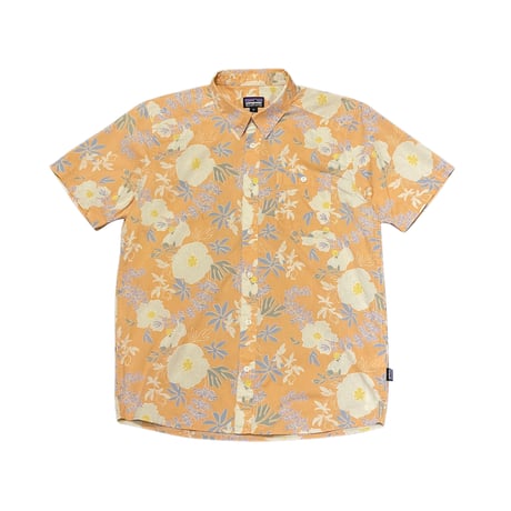 ‘22 Patagonia Botanical Pattern Cotton/Poly Shirt