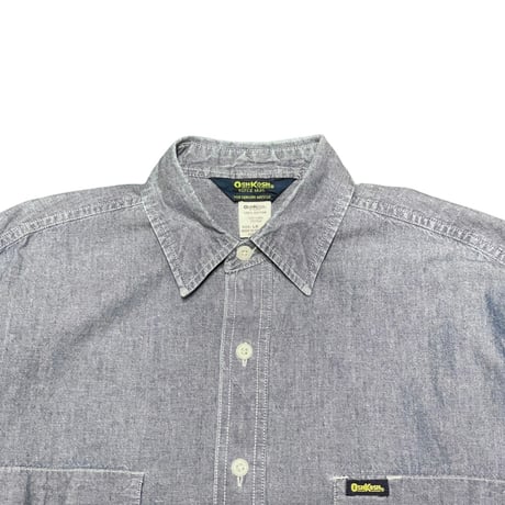 90s- OSH KOSH Cotton Chambray Work Shirt