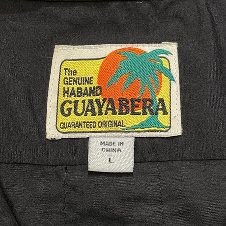 00s~ HABAND Guayabera Zip Shirt