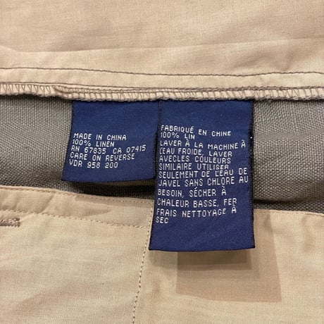 90s- Nautica Linen Slacks