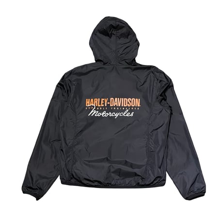 00s- HARLEY-DAVIDSON Hooded Nylon Jacket