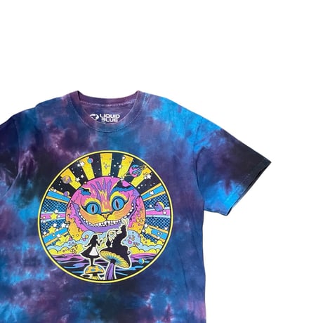 ‘21 Liquid Blue Cheshire Cat Tie Dye T-Shirt