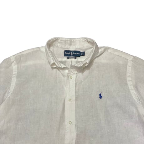 00s- Polo Ralph Lauren Linen B.D Shirt
