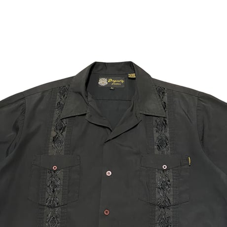 90s~ Dragonfly Guayabera Shirt