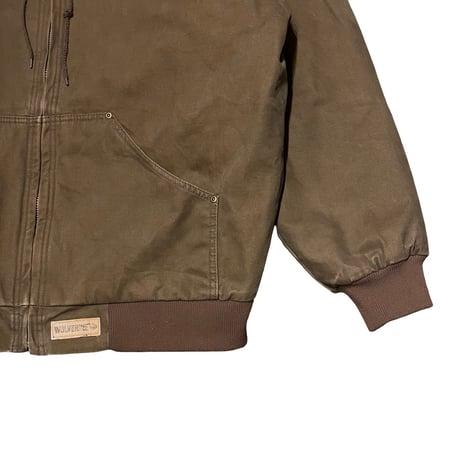 90s- WOLVERINE Hooded Duck Jacket