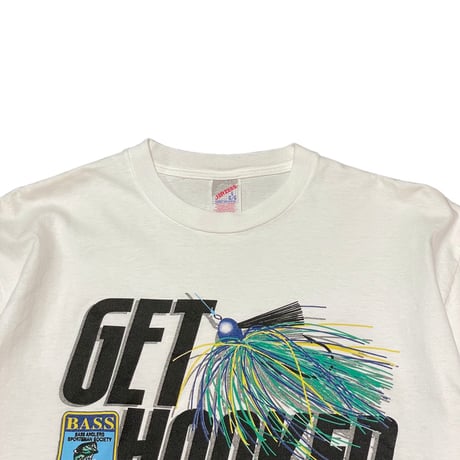 90s JERZEES B.A.S.S. “GET HOOKED” T-Shirt