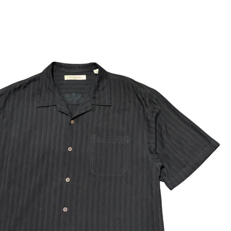 00s~ Tommy Bahama Silk Open Collar Shirt