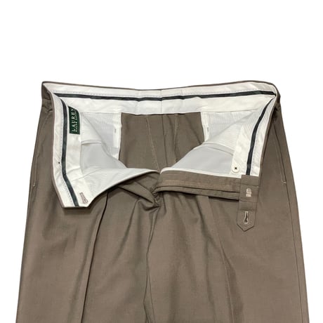 90s RALPH LAUREN Two Tuck Wool Slacks W36