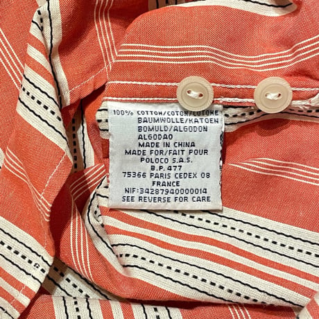 90s- Polo Ralph Lauren Striped Cotton Shirt