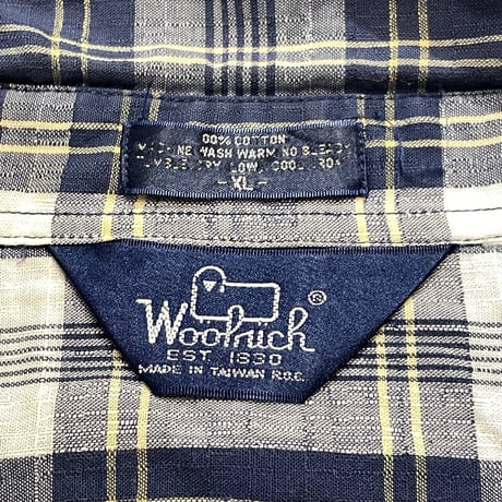 80s Woolrich Cotton Plaid Shirt