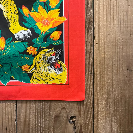 80s Leopard & Lion Bandana #207