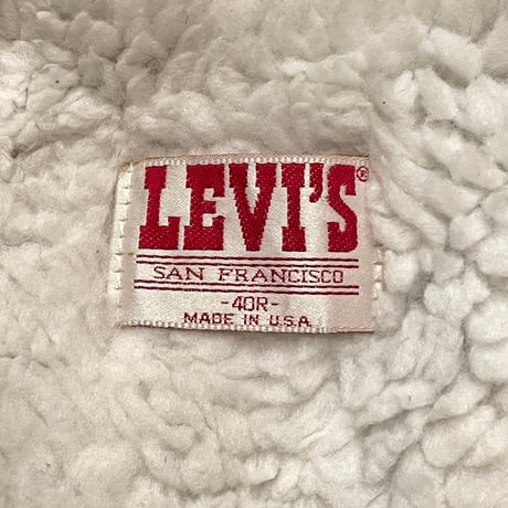 90s Levi’s 70608 Sherpa Lined Denim Jacket