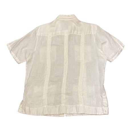 00s- CRIOLLA Linen Guayabera shirt