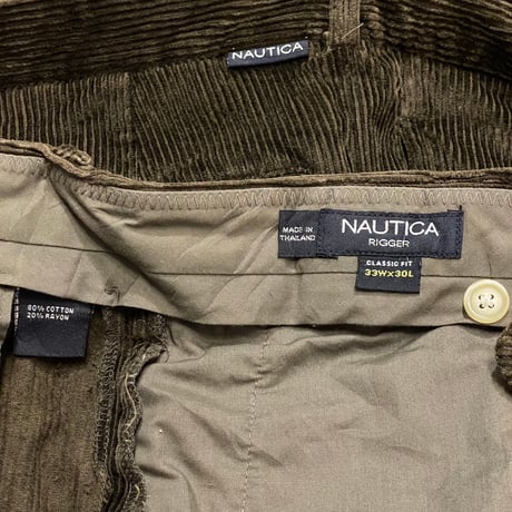 00s- Nautica Two Tuck Corduroy Pants