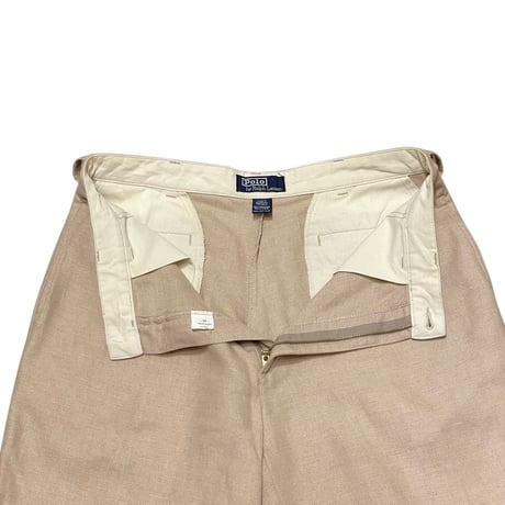 90s- Polo Ralph Lauren Cotton Linen Shorts W34