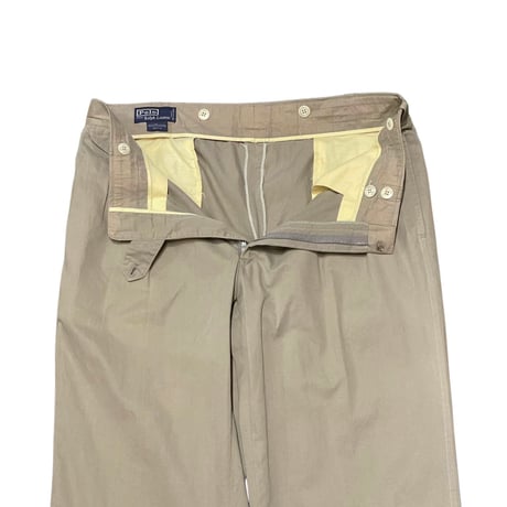 90s Polo Ralph Lauren Two Tuck Cotton Slacks