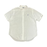 00s- Polo Ralph Lauren Linen B.D Shirt