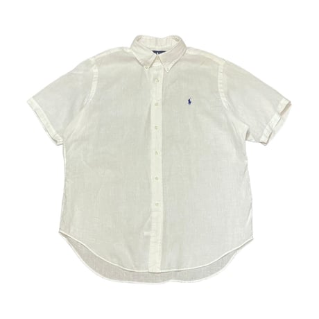 00s- Polo Ralph Lauren Linen B.D Shirt