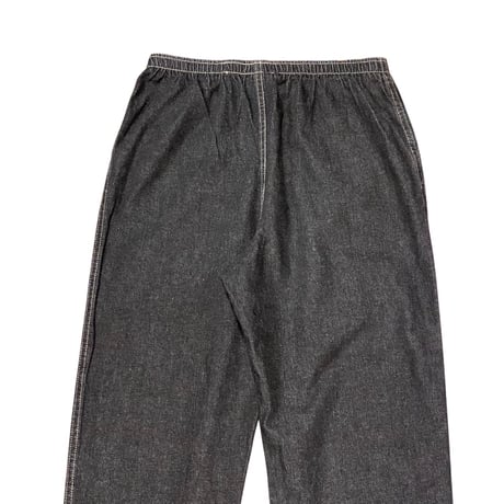 00s WHITE STAG Black Denim Easy Pants
