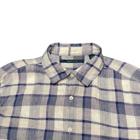 00s- PERRY ELLIS L/S Linen Shirt