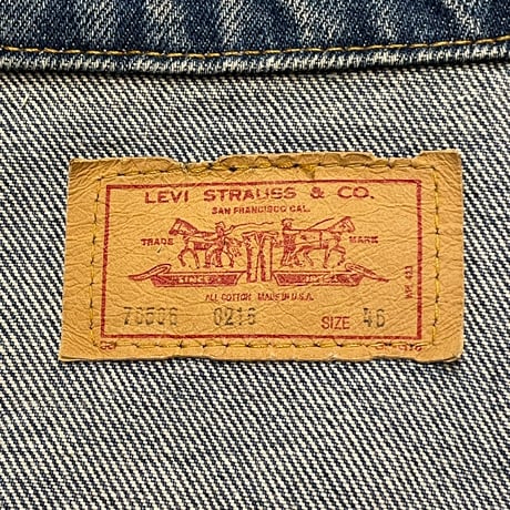 ‘87 Levi’s 70506 Cut Off Denim Vest