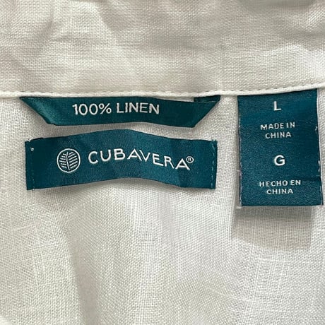 00s- CUBAVERA Linen Guayabera shirt