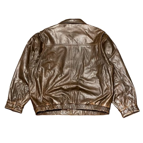 90s- ST.JOHN'S BAY Leather Jacket