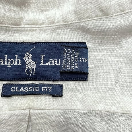 00s- Polo Ralph Lauren Linen B.D Shirt