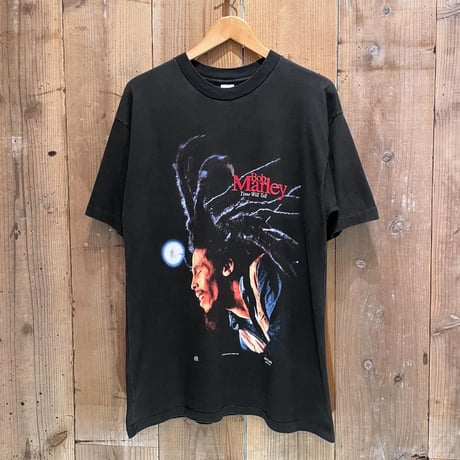 90s HEFTY Bob Marley "Bob Marley: Time Will Tell" T-Shirt