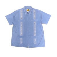 90s- HABAND Zip Guayabera shirt