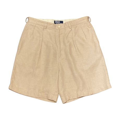 90s- Polo Ralph Lauren Cotton Linen Shorts W34