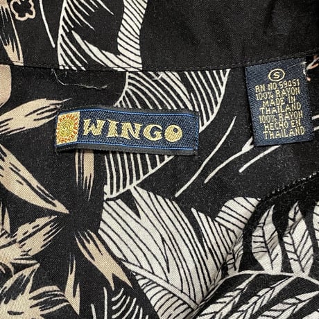 90s~ WINGO Rayon Aloha Shirt